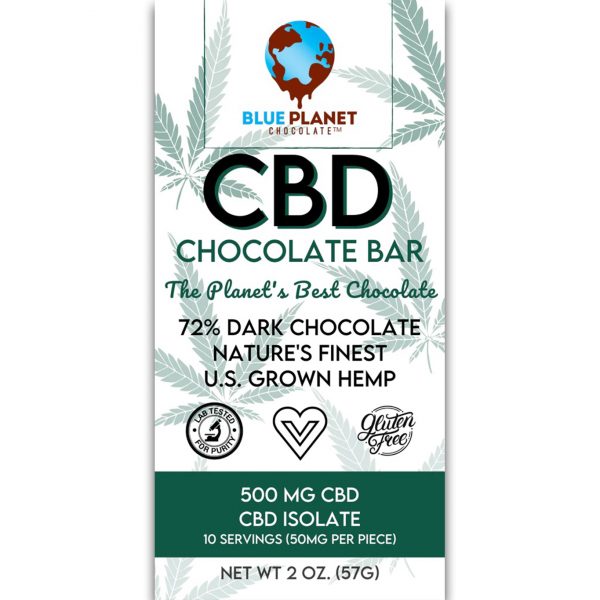 CBD Dark Chocolate Bar 500